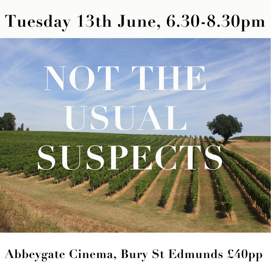 Not The Usual Suspects - Bury St Edmunds wine tasting
